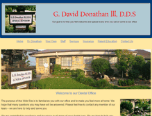 Tablet Screenshot of donathandds.com